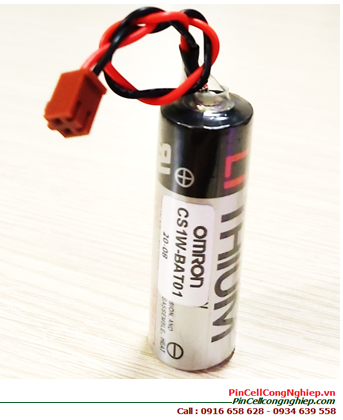 Omron CS1W-BAT01; Pin nuôi nguồn Omron CS1W-BAT01 lithium 3.6v A 2700mAh _Xuất xứ Nhật
